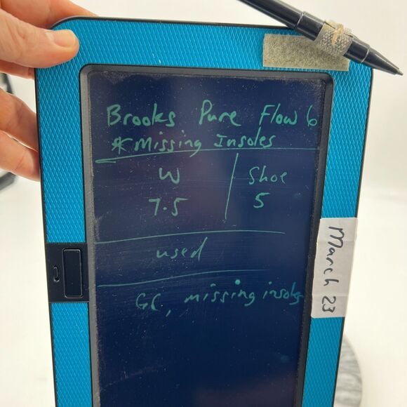 Brooks Pure Flow 6 Running Shoes Womens 7.5 Breathable Mesh *Missing Insoles - Picture 12 of 13